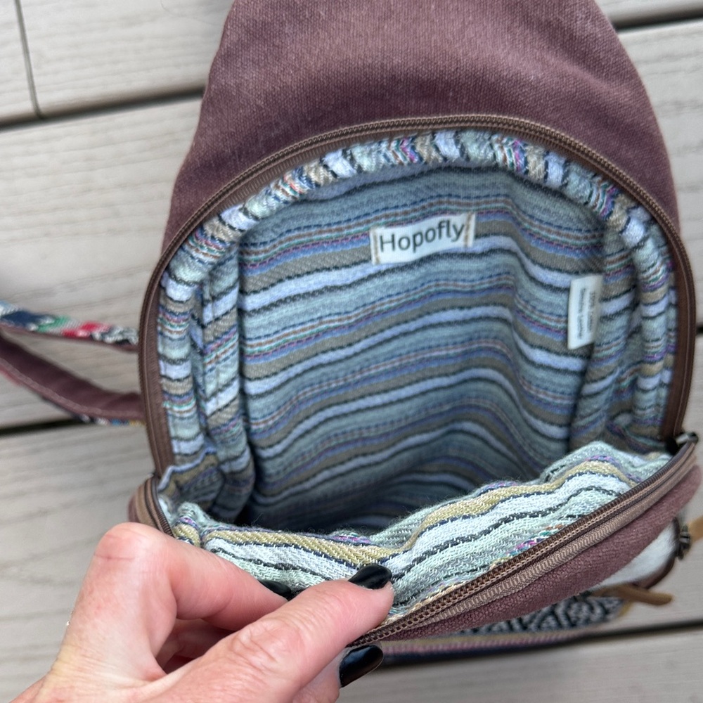 Aztec Patterned Sling Bag - image 3